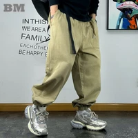 Pantalon cargo baggy pour hommes, Streetwear japonais, Vêtements décontractés Harajuku, Joggers grande taille, Mode At Work FJJ, Haute qualité 1