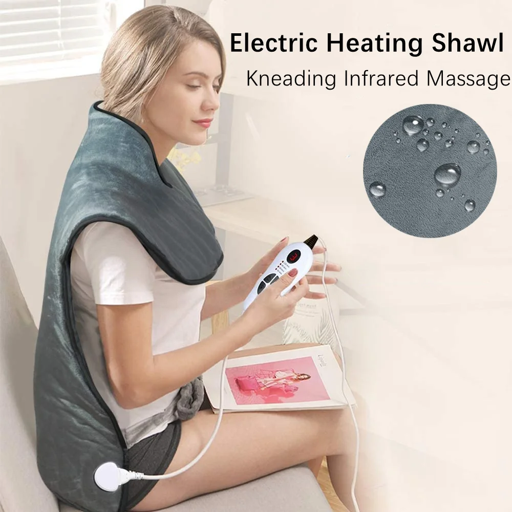 Heating Massager Shawl Electric Body Heating Blanket For Back Cervical
