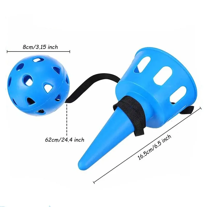 2pcs Throwing catching sensory integration game set outdoor toy catching set children's hand eye coordination training