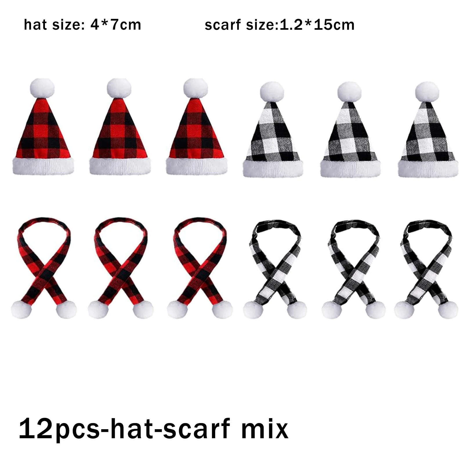 12pcs-hat-scarf mix