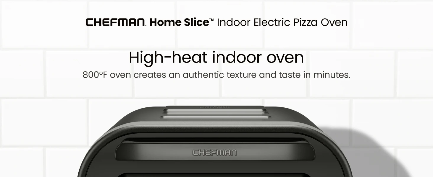 Description Picture 2 of itemIndoor Pizza Oven - Makes 12 Inch Pizzas in Minutes, Heats up to 800°F - Countertop Electric Pizza Maker with 5 Touchscreen Pres