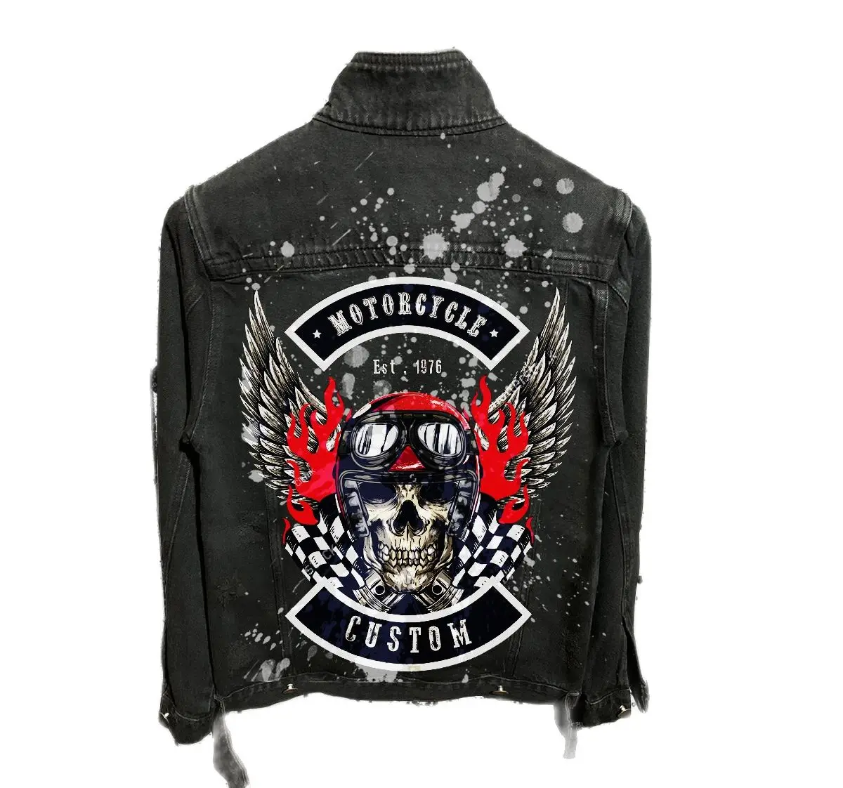 Chaqueta Vaquera Con Mangas De Tela | NUEVO