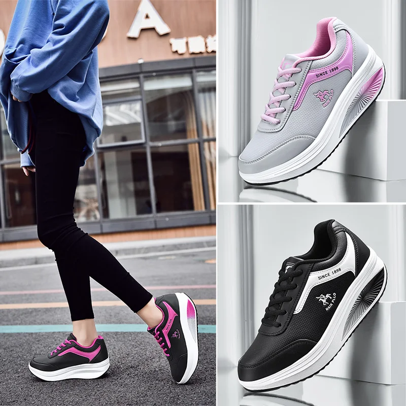 

Women Sneakers Walking Shoes Slimming Platform Shoes Women's Outdoor Sports Fitness Fashion Trainers Female Shoes Drop Shipping