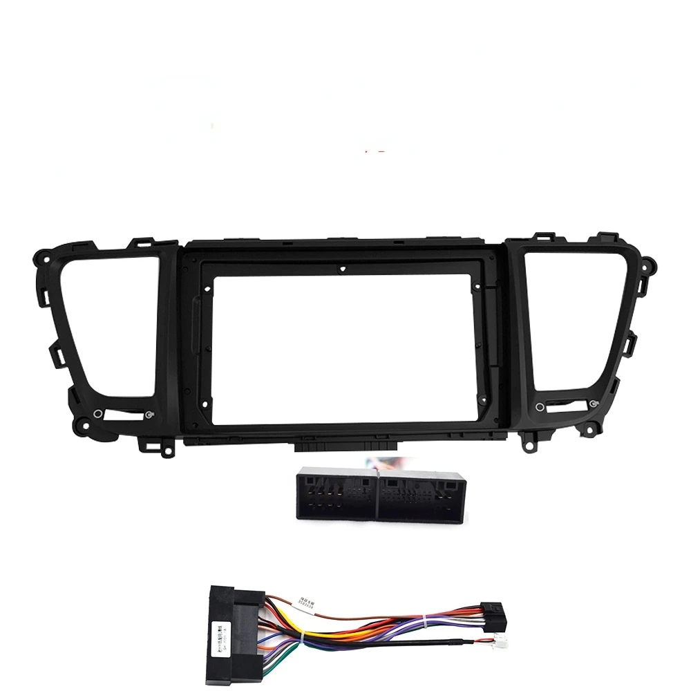 

For KIA Sedona Carnival LHD 2014-2019 Dash Kit 2 Din 9 Inch Car Radio Installation DVD GPS Mp5 ABS PC Plastic Fascia Plane Frame