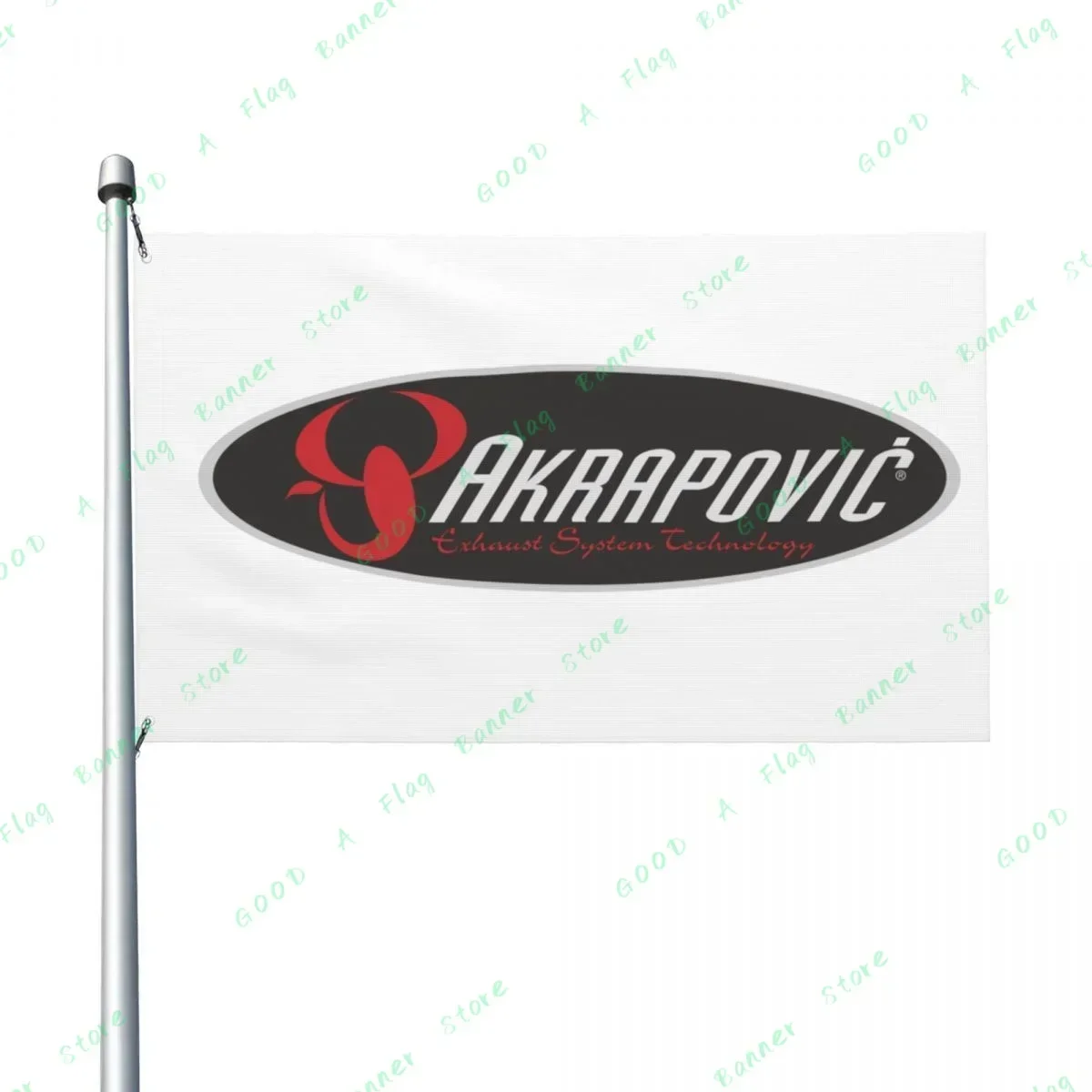 

90x150cm AKS Motorcycle Exhaust Flag Polyester Printed Racing Systems Banner Flag Banner-3x5 banner decoration bannerB