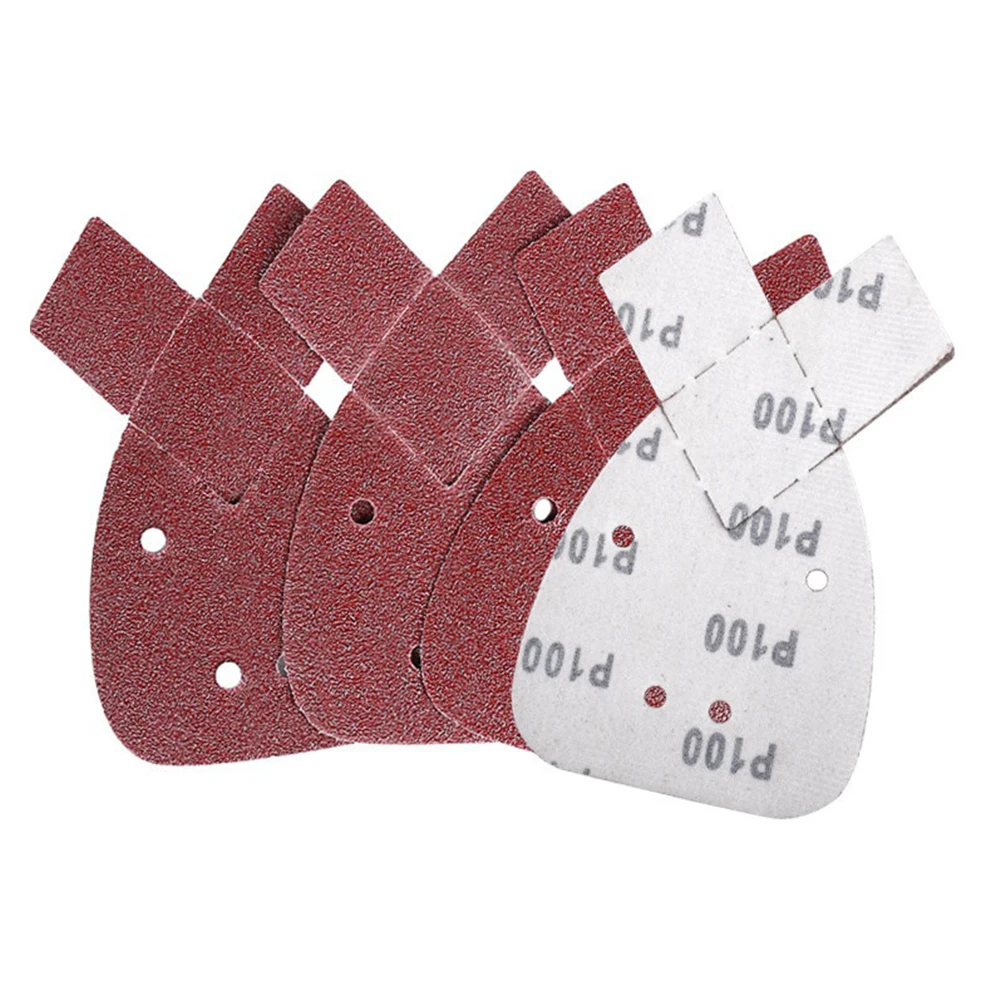 

40Pcs Set Mouse Sander Pads Sandpapers 60 80 120 240 For Polishing Grinding Plastic Wood Rubber Leather Glass Stone Power Tool