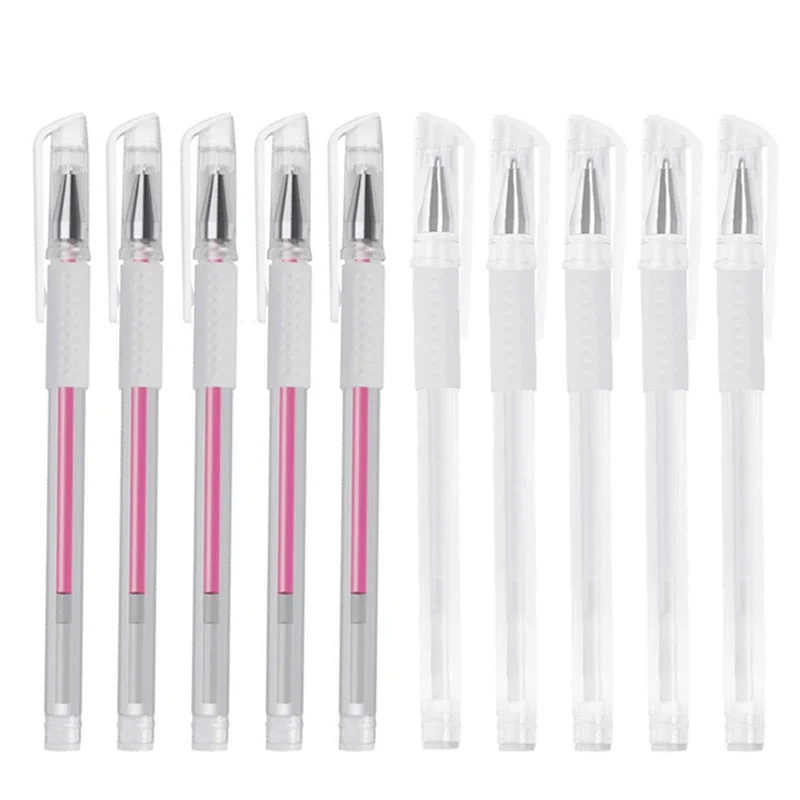 

10 шт. микроблейдинг Татуировка хирургический маркер для кожи Аксессуары для татуировок маркер для бровей белый/розовый на выбор