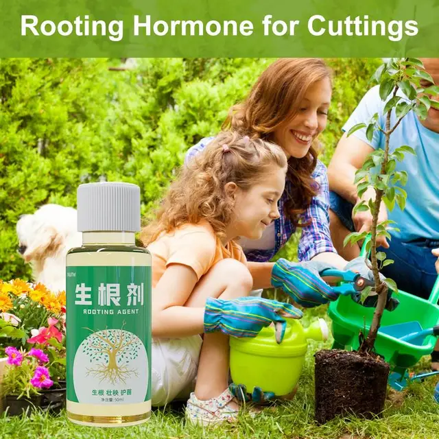 Gyökér Hormonok 50 Ml Szerves Folyékony Extra Gyors Növényi Stimulátor Virág Gyökérvágó Gyökerek Növekedési Transzplantációs Műtrágya - Image 3