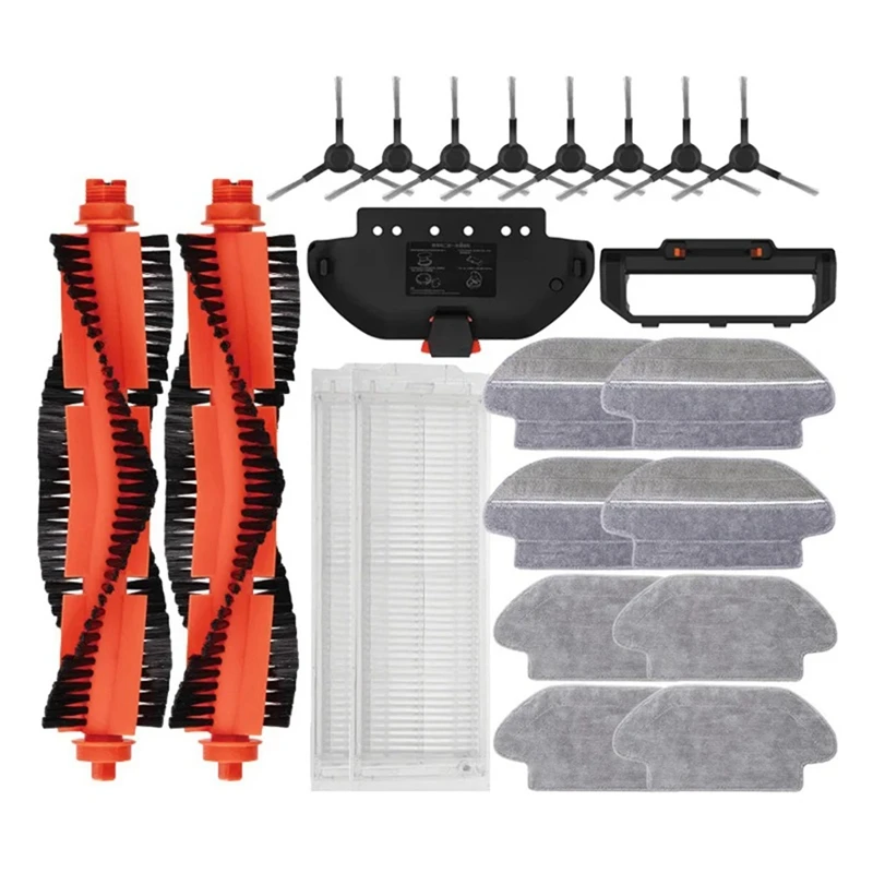 

Main Side Brush Filter Cloth Accessories For Xiaomi Robot Vacuum S10 S12 B106GL / Mop 2S XMSTJQR2S