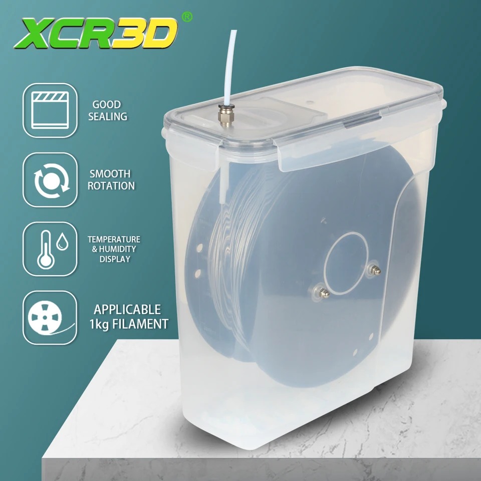 XCR3D 3D Filament Drying Box Filaments Storage Holder Keeping Filament Dry  Sublimation 3D Printer Filament Storage Box Holder - AliExpress