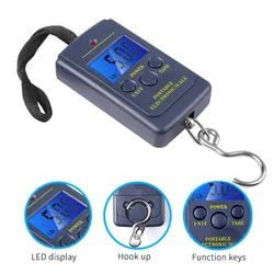 Enhanced Digital Backlight Travel Luggage Scale with Steelyard Hook, 50kg Capacity (Style b)