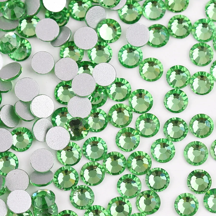 Elegant Assortment of Colorful Glass Crystal Flatback Rhinestones for DIY Nail Art and Crafts
