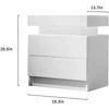 Nightstand With LED Light 2