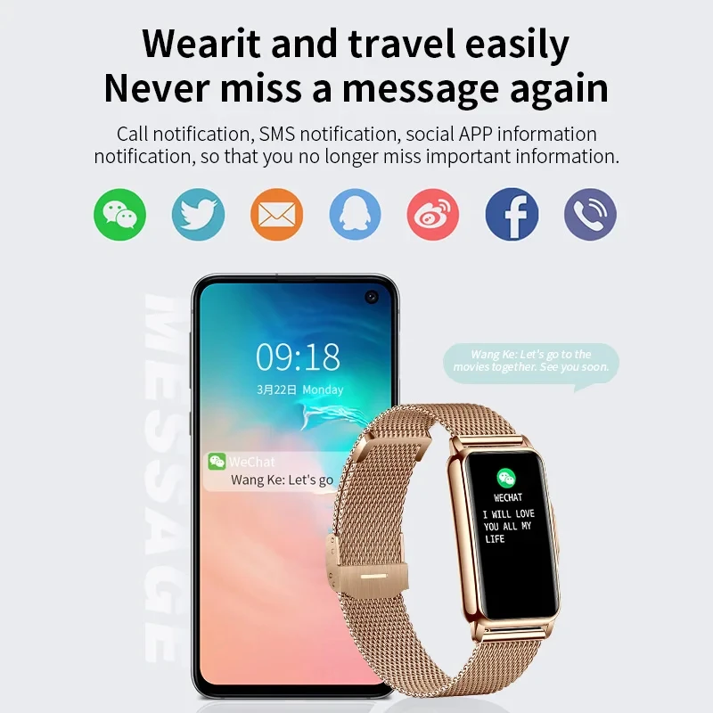 LIGE Smart Bracelet Women Smartwatch Men Heart Rate Blood Oxygen Waterproof Sport Smart Band Watch For Woman Smartwatch Women