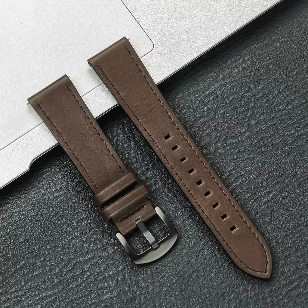 Premium Leather Watch Strap - 20mm & 22mm Replacement Bracelet