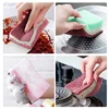 High density sponge cleaning cloth, dishwashing cloth, non greasy kitchen and catering supplies, sponge brush, pot and bowl 4