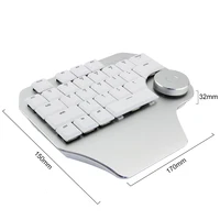 Designer Keyboard Artist Editing Keydial & Shortcut Key For Drawing Graphic Tablet Display HUION KD100 XP-PEN WACOM / Photoshop - Image 5