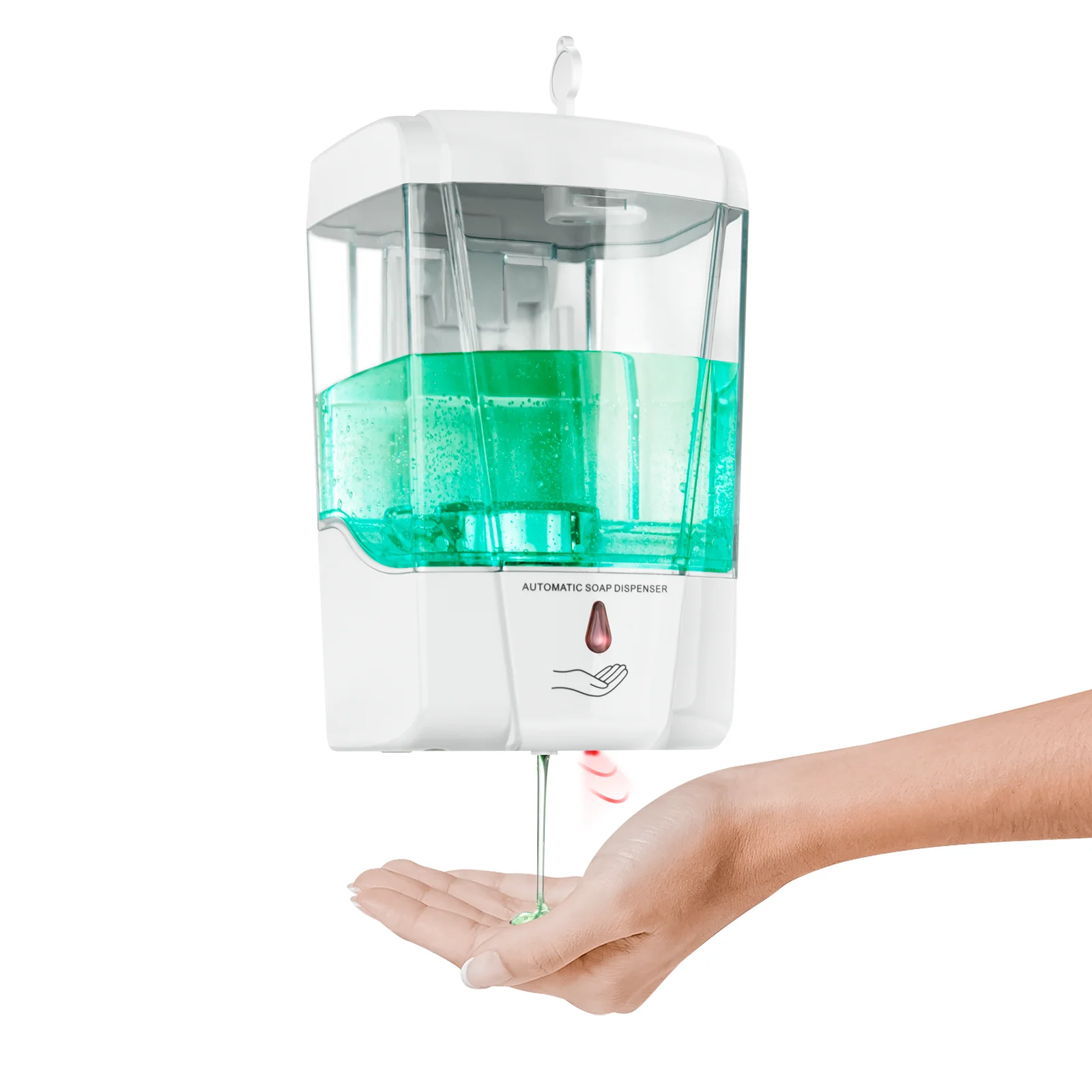 Automatic Hand Soap Dispenser 700mL/23fl.oz Wall-Mounted Touchless Sensor Pump Battery-Operated For Home Hotel Use Soap dispenser Soap pump Soap dispenser head Wall mounted dispenser