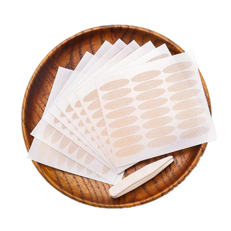 Double Fold Eyelid Tape KLINA 72-240 Pairs Double Fold Eyelid Tape Sticker Decal Clear Beige Stripe Self-adhesive Natural Eye Makeup Make Up With Tool