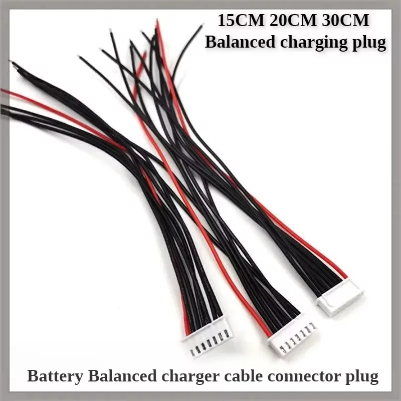 5/10pcs/lot 1s 2s 3s 4s 5s 6s 8s Lipo Battery cable 10/15/20/30cm silicone cable Imax B6 charger plug for rc car boat aircraft