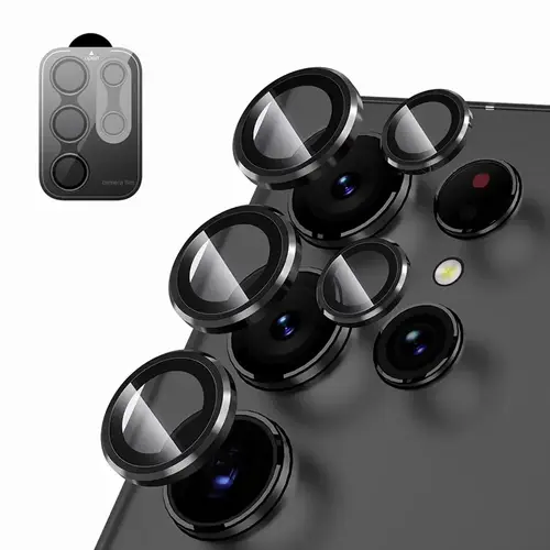 Camera Lens Protector For Samsung S25 S26 Ultra S24 S23 S22 Ultra Case Tempered Glass Film Titanium Alloy Ring Phone Accessories - Image 11