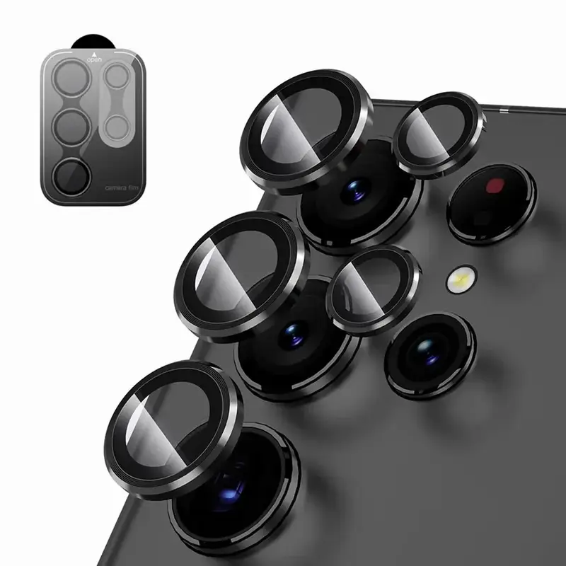 Camera Lens Protector For Samsung S25 S26 Ultra S24 S23 S22 Ultra Case Tempered Glass Film Titanium Alloy Ring Phone Accessories - Image 11