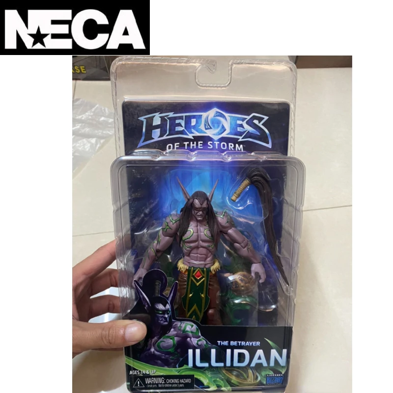 

In Stock NECA Original Heroes of The Storm 7 Inches Scale Illidan Action Figures Collection of Gifts for Boys
