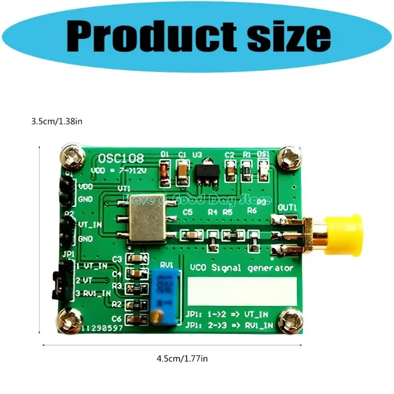 57255850MHz 애플리케이션용 고주파 안정성을 갖춘 462D 5.8GHz 마이크로파 VCO 전압 제어 발진기