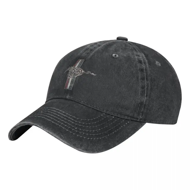 Mustang Colored Logo Baseball Cap