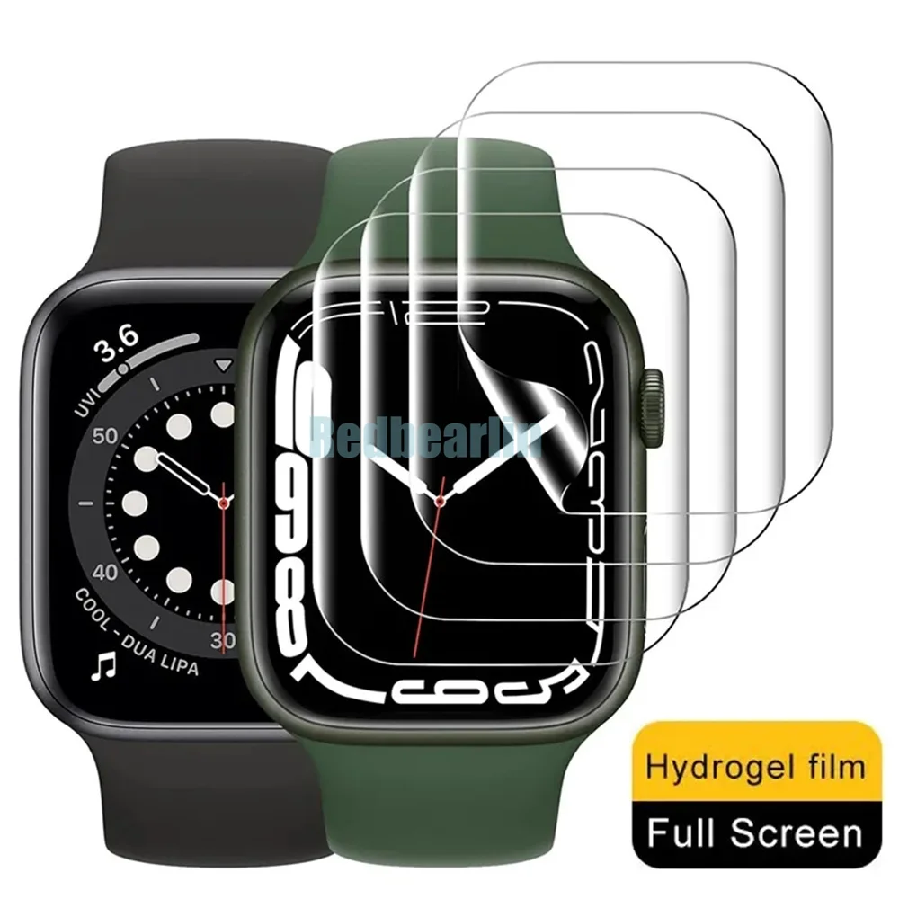 

100pcs Soft Hydrogel Screen Protector Film For Apple Watch 7 6 SE 5 4 3 40MM 44MM 42MM 38MM for iWatch 8 Ultra 41MM 45MM 49MM