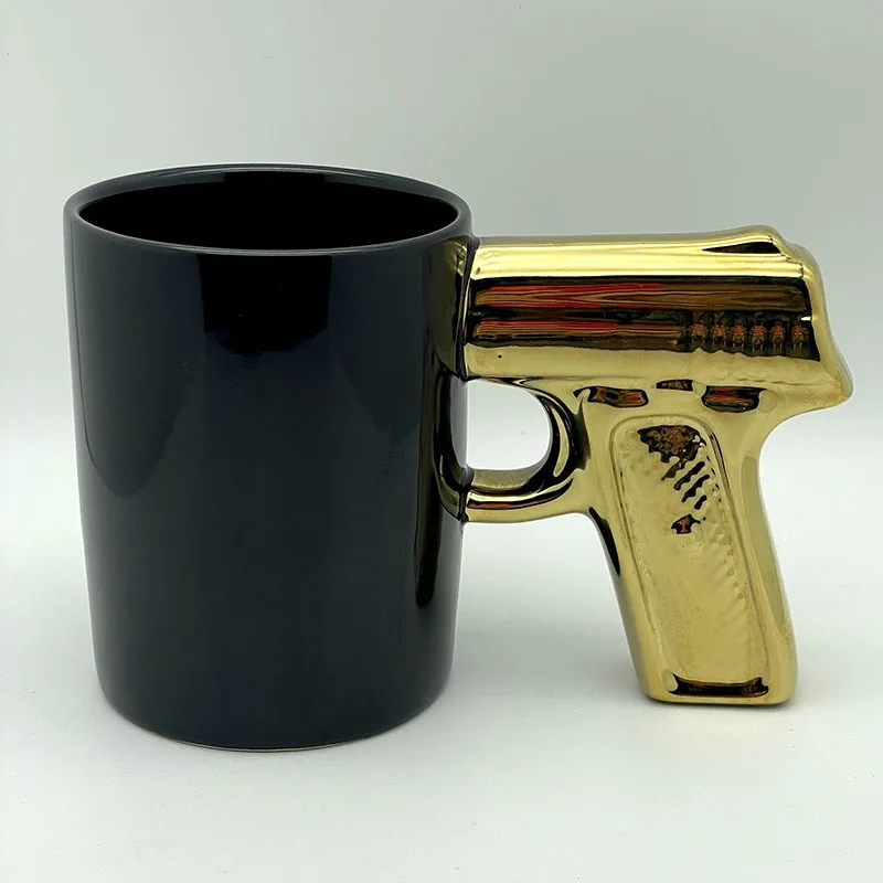 Pistol Grip Coffee Mug 320ml - كوب قهوة بمقبض مسدس...