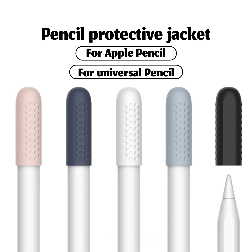 Stylus Cover Silicone Pen Case For Apple Pencil 1 2 Color Matching Stylus Protective Case Non-slip Anti-fall iPad Pen 2 1 Cover