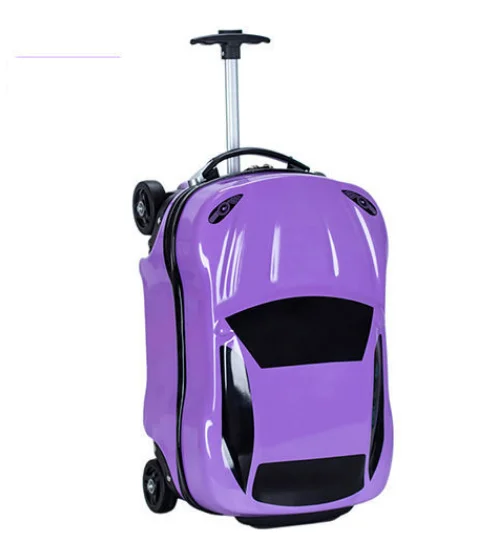 18 pollici kids Ride On valigia Trolley bagaglio a mano valigia ragazzi car  style Travel Rolling bagaglio valigia per ragazzi - AliExpress