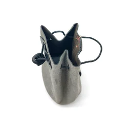 Compact Portable Microfiber Leather Storage Bag for Slingshot Accessories, 14x10x6 cm, Random Color (Random color)