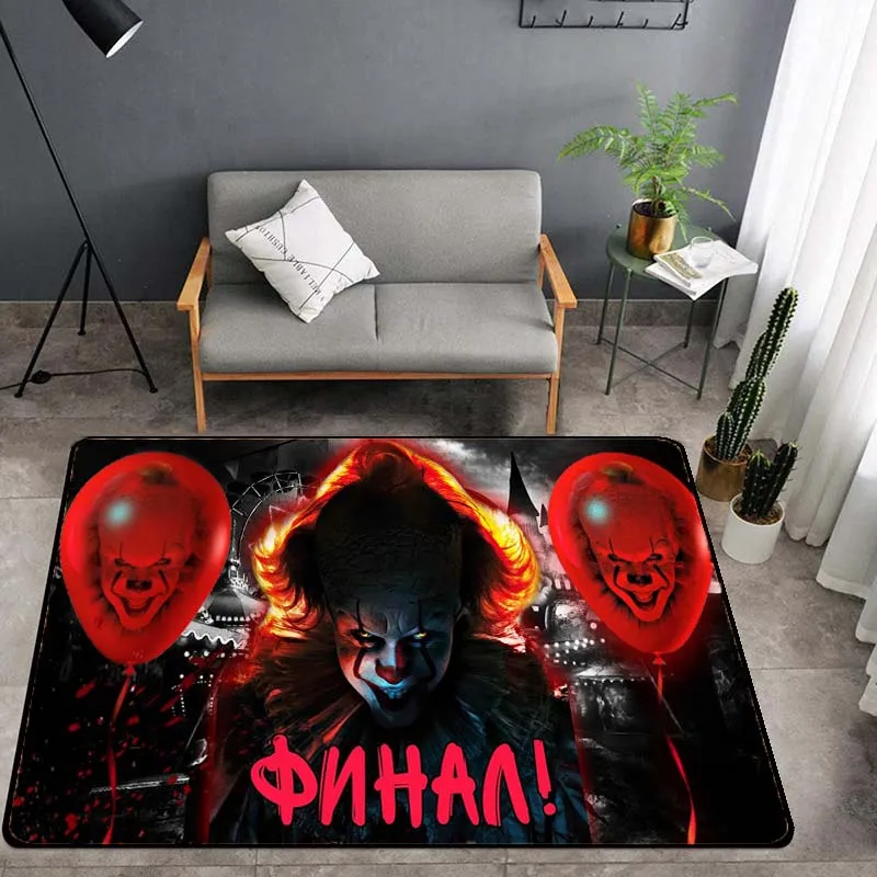 Film Horror Tappeto It Clown Soggiorno Camera Da Letto Tappeto Di Grandi Dimensioni Antiscivolo Decorazioni Per La Casa Lavabile In Lavatrice Regalo D