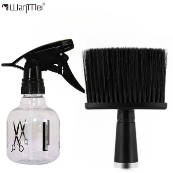 Set di spazzole per spruzzatore d'acqua da barbiere professionale, salone di parrucchiere, spazzola per la pulizia dello spolverino, spazzola per capelli, forniture per lo styling del barbiere