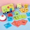 Kids Face Change Cube Puzzle Game Educational Toys Emotion Expressions Children Blocks Games Early Learning Montessori Toy 3