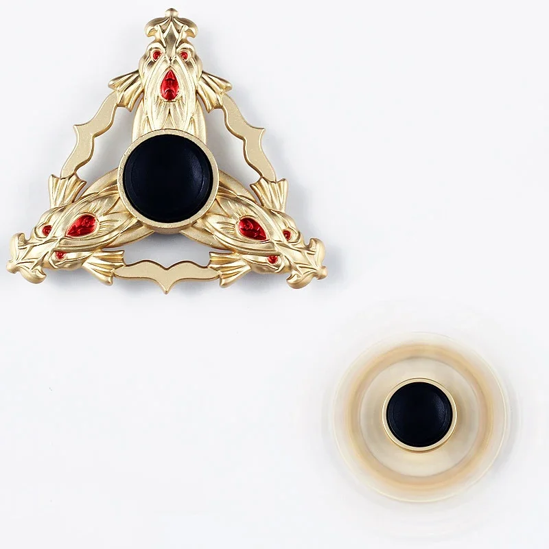 Fidget Spinner Anime Zhaoyun Zinc Alloy Fidget Spinner Arms Metal Adult Office Desk Toys Fingertip Gyro Christmas Gift