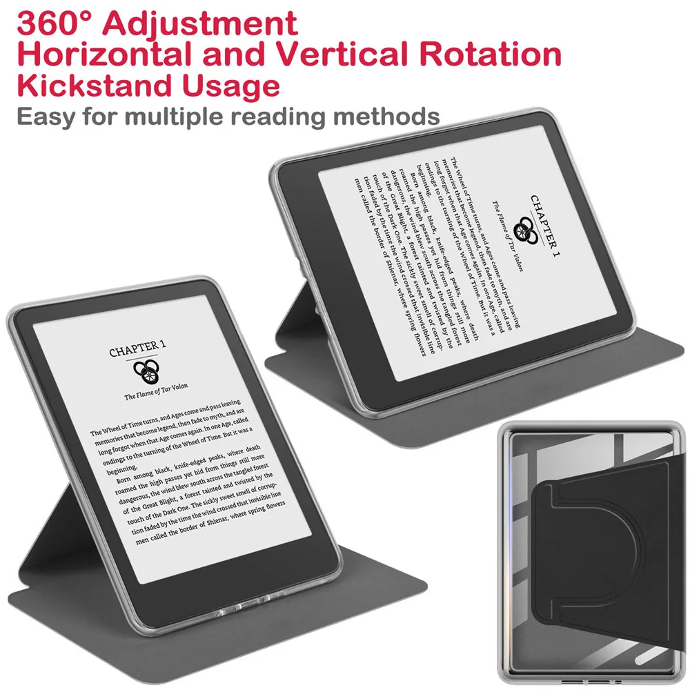 Acrylic Magnetic Bracket Case for Kindle Paperwhite 10th 11th 12th Generation 6 6.8 7 Inch Cover Pouch