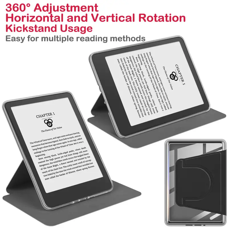 Acrylic Magnetic Bracket Case for Kindle Paperwhite Colorsoft 2024 2022 2021 10th 11th 12th Generation 6 6.8 7 Inch Cover Pouch - Image 4