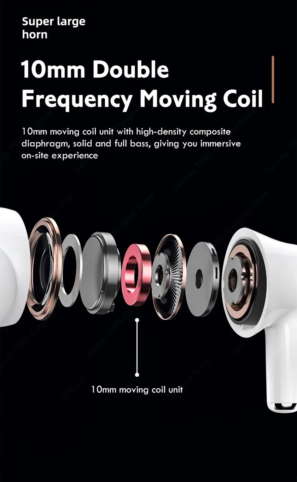 Description Picture 4 of itemfor Samsung Galaxy S24+ S25 Ultra Wireless Earphones Bluetooth Earbuds In Ear Headphones TWS Earphone With Silicone Ear Caps