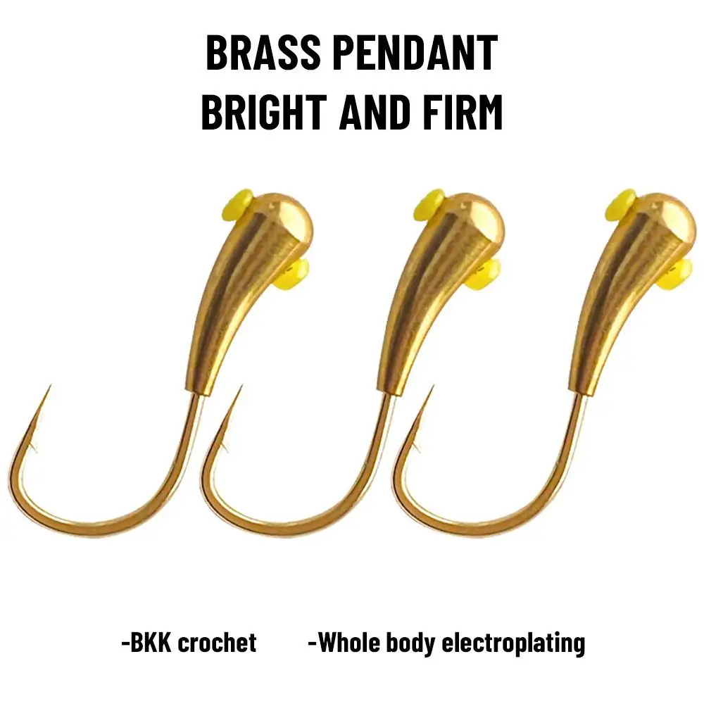 

5Pcs/Lot Stainless Steel Jig Lead Head Fishing Hooks Barbed Overturned Hook Artificial Jigging Bait Back Thorn Lure Fishing Tool