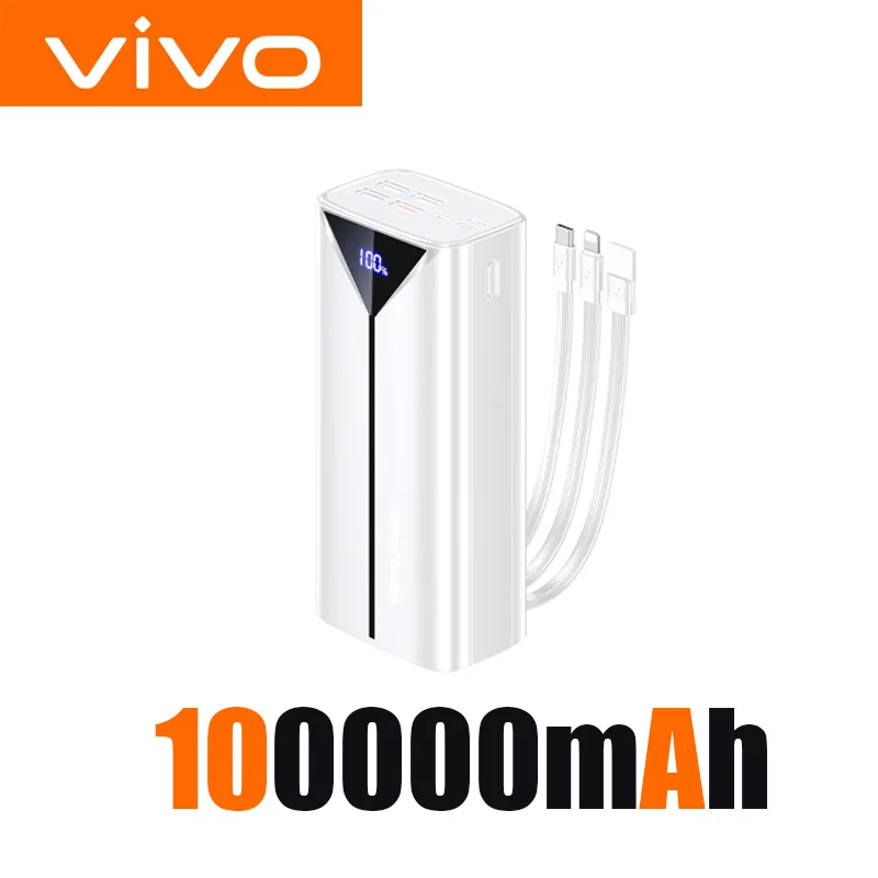 White 100000mAh