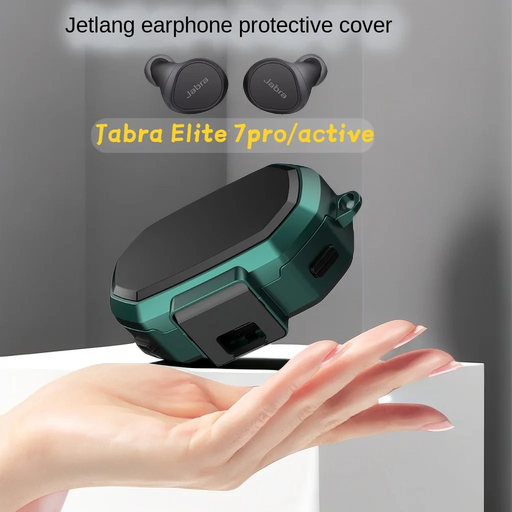 Interruttore A Scatto Antiurto E Antigoccia Per Custodia In Silicone Jabra Elite 7 Pro Auricolare Wireless Jabra Elite 7 Active Cover