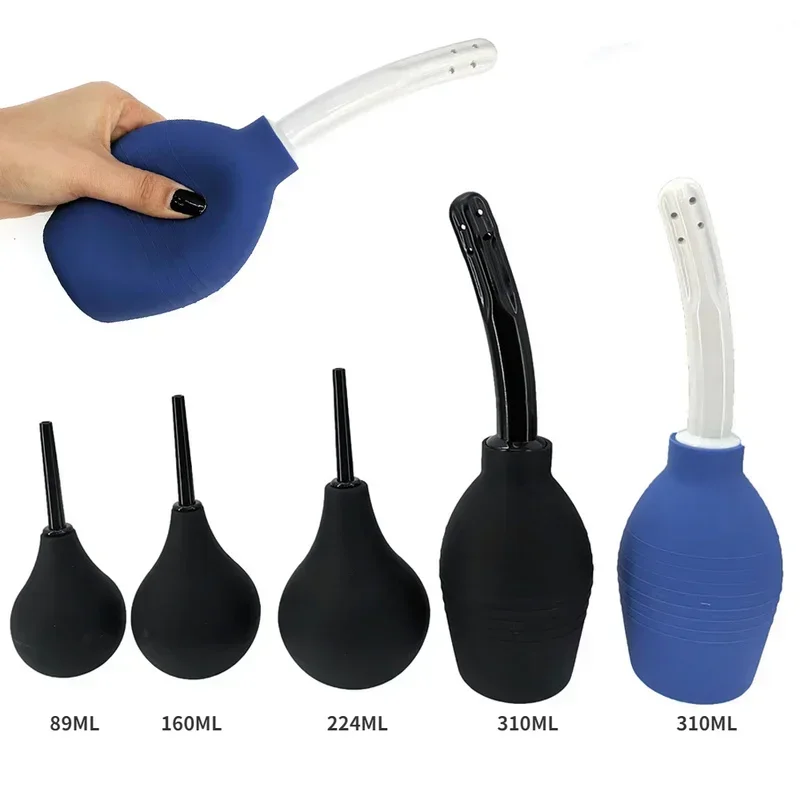 1Pc Enema Cleaning Container Vagina & Anal Cleaner Douche Bulb Design Medical Rubber Health Hygiene Tool Sex Toys For Woman/Man 4