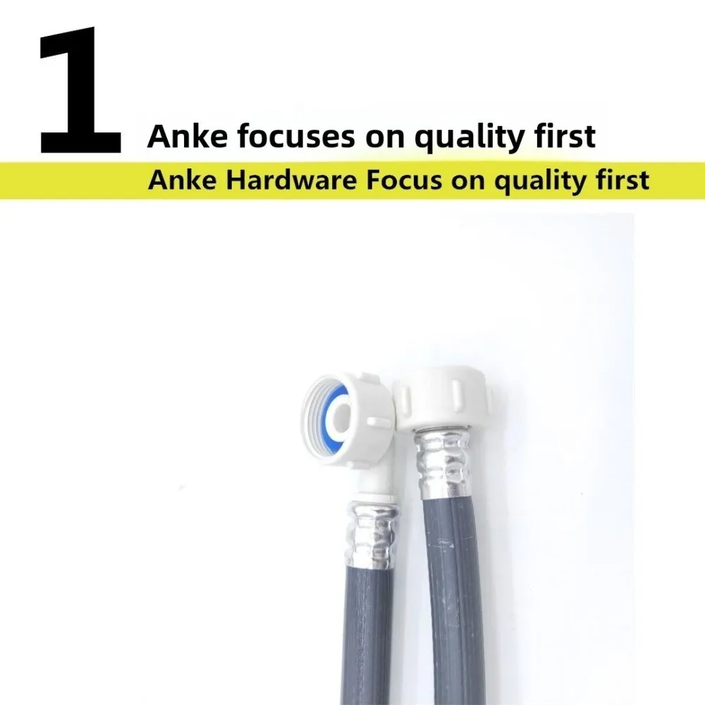 자동 세탁기 급수 호스 고압 ? 폭발 방지 유럽식 물 입구 호스 3/4 인치 정원 급수 파이프