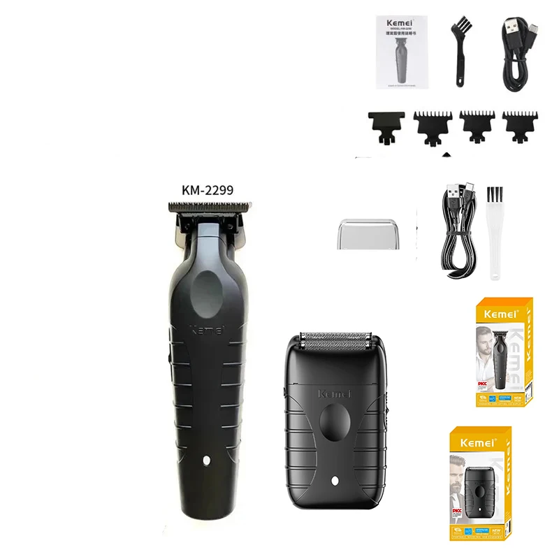 プロフェッショナル トリマ KM-2299 +KM 2296 Amazon.com: KEMEI Hair Clipper and Trimmer Set Professional