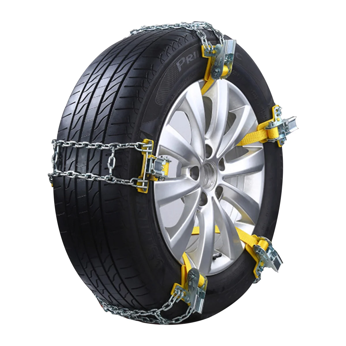 Car Snow Chain Steel Security Chain Anti-skid Emergency Tire for Tire Width 205-225mm