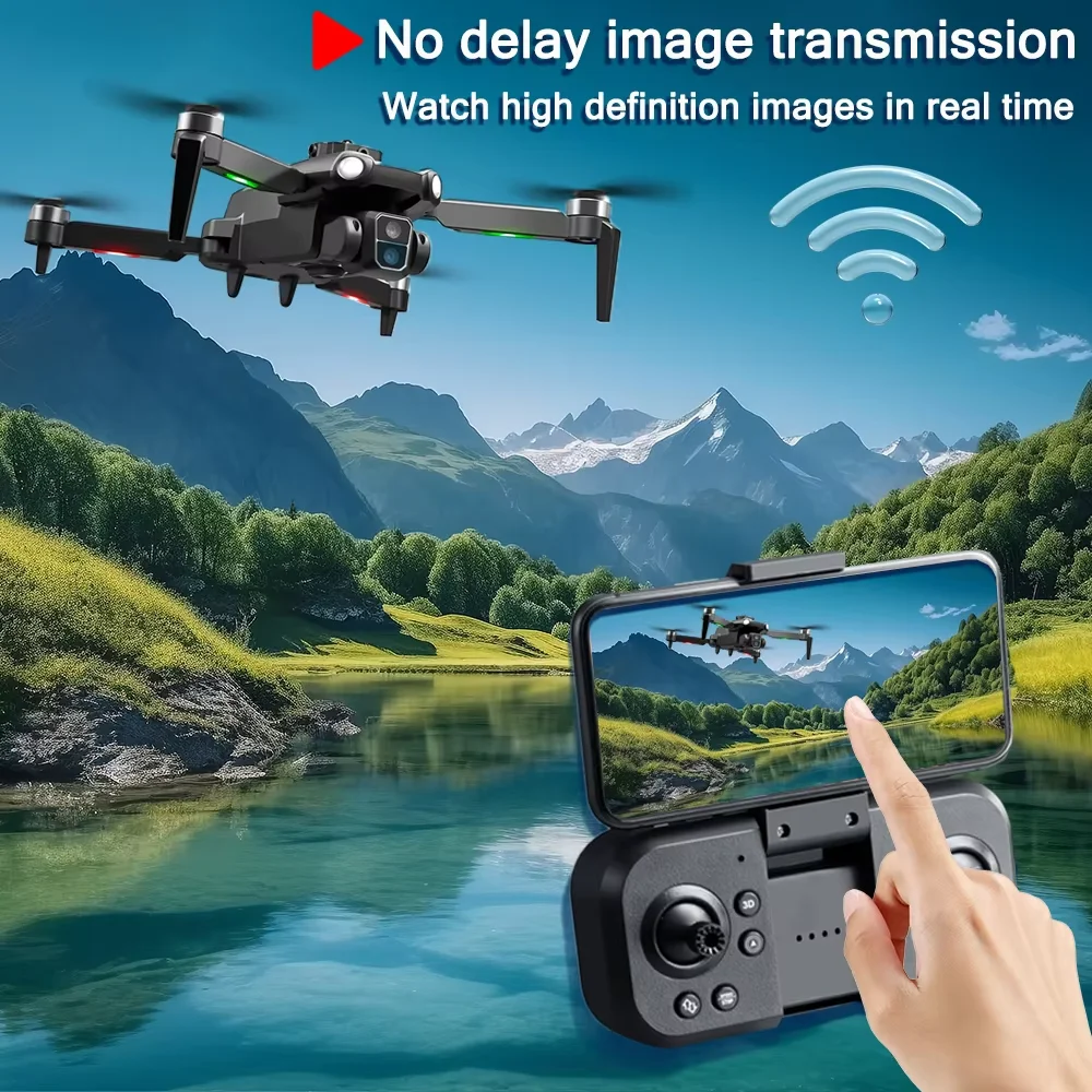 2025 S119 MAX Drone Professional 8K Camera with Large Screen Remote Control Aerial FPV Avoiding Obstacle  Folding 5G RC Dron 5KM