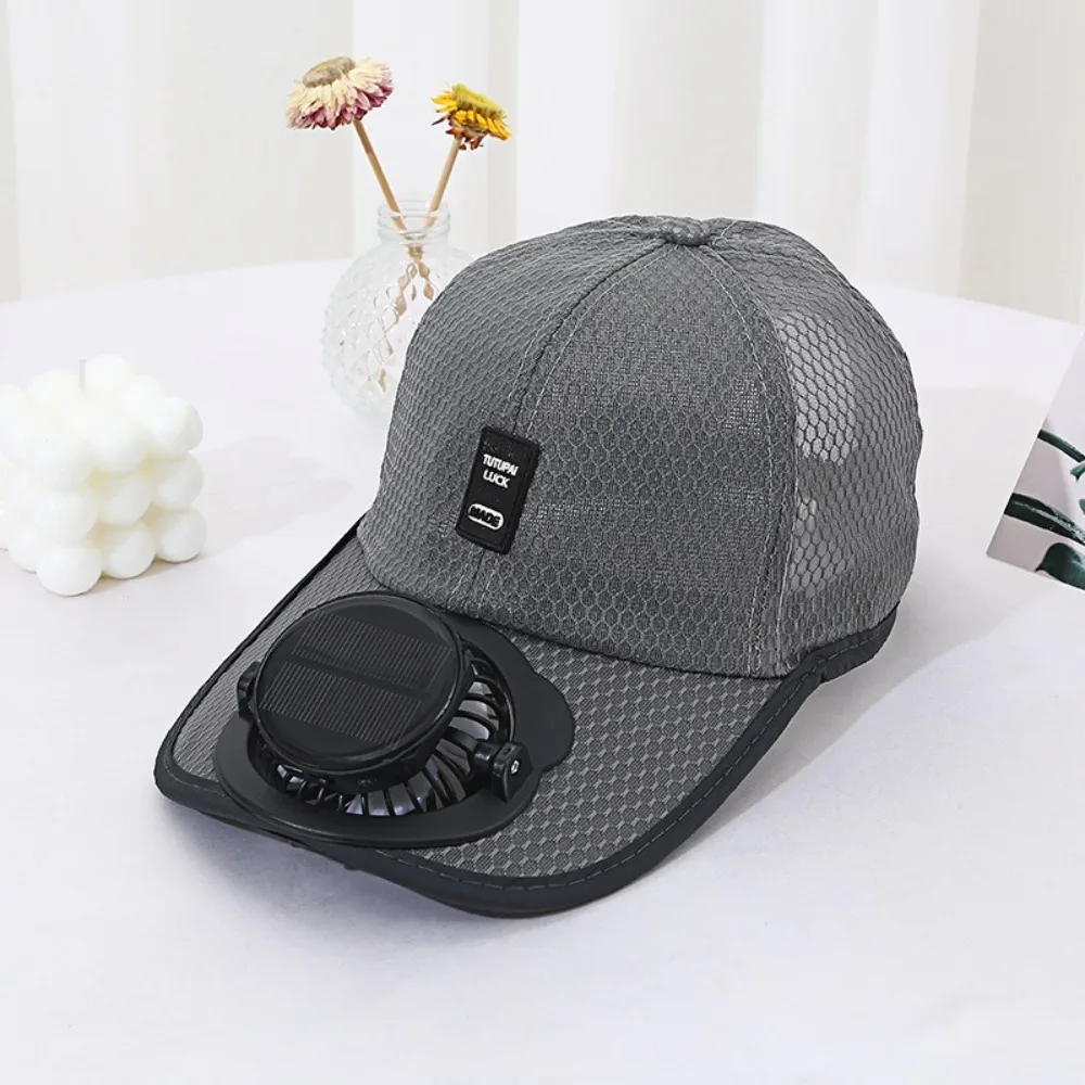 Breathable Solar Fan Baseball Cap 3